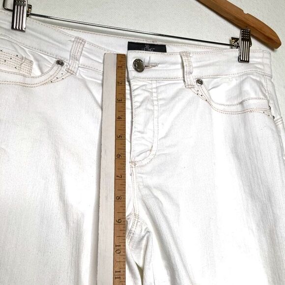 Chicos So Lifting Womens Slim Skinny Jeans White Stretch Pockets Denim S / 6 0.5 - Picture 8 of 12